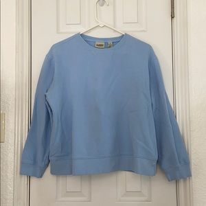 Baby blue crew neck